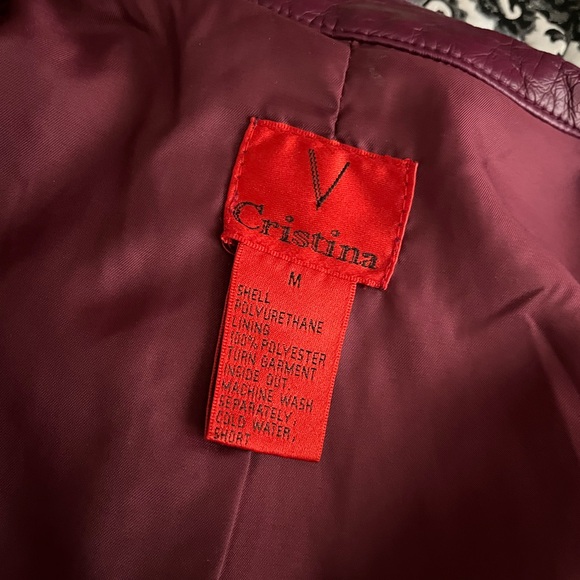 V Cristina Beautiful embossed leather jacket - Picture 8 of 15